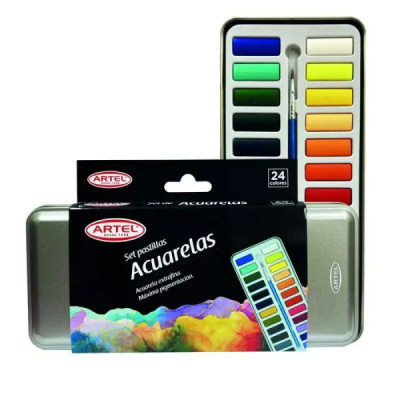 ACUARELA 24 COLORES CAJA...