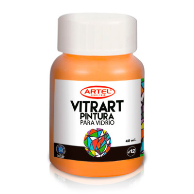 PINTURA VITRART NARANJO N77...