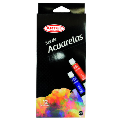 SET DE ACUARELAS 12 COLORES...