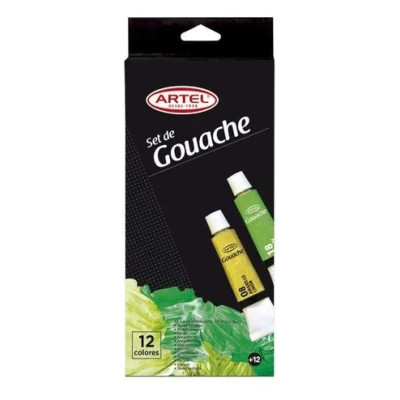 SET DE GOUACHE 12 COLORES