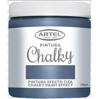 PINTURA EFECTO TIZA GRIS...