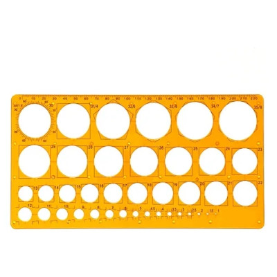 REGLA PLANTILLA DE CIRCULOS...