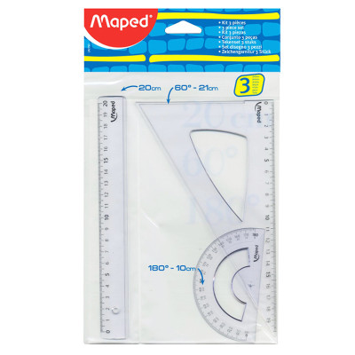 SET GEOMETRIA 20CM, MAPED