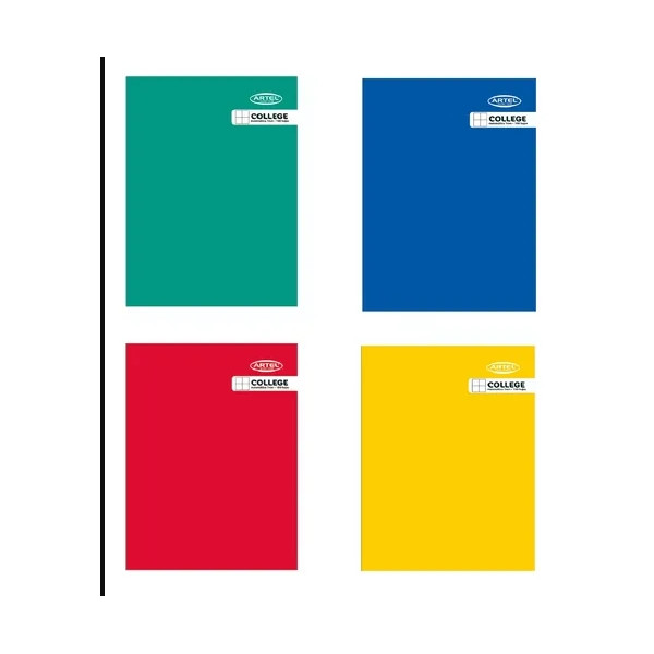 PACK DE CUADERNOS COLLEGE 80 HOJAS CALIGRAFIA HORIZONTAL X10UNI