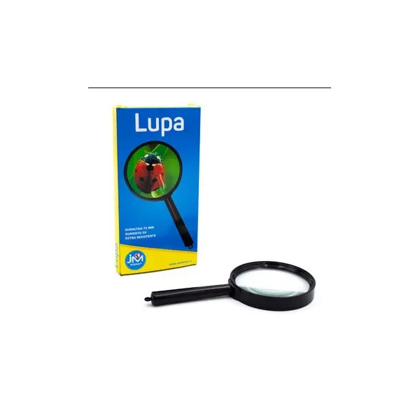 Lupa escolar extra resistente 75mm 5x