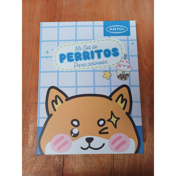 Mi set de perritos para colorear, Artel.