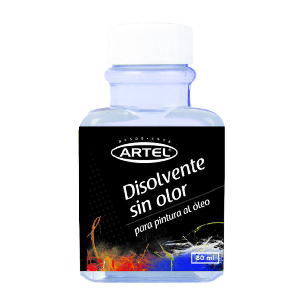 DISOLVENTE SIN OLOR PARA PINTURA EN OLEO 80 ML