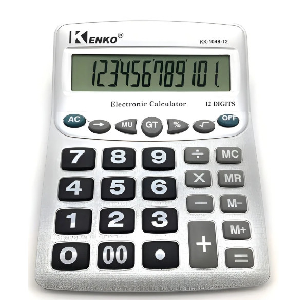 Calculadora Escritorio Oficina Grande 12 Digitos Kk-1048-12