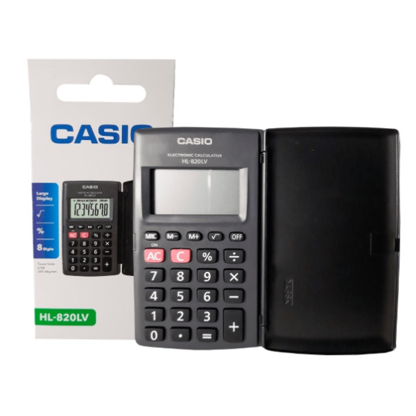 Calculadora Casio HL-820LV-BK, Casio