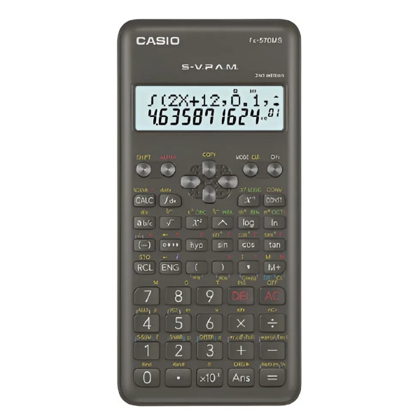 Calculadora Científica Casio Fx-570ms 2da Edición Negro