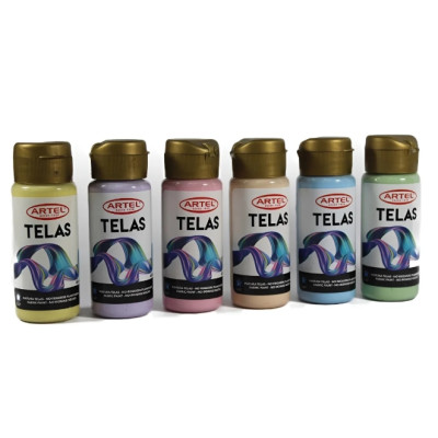 Pintura de tela pastel...