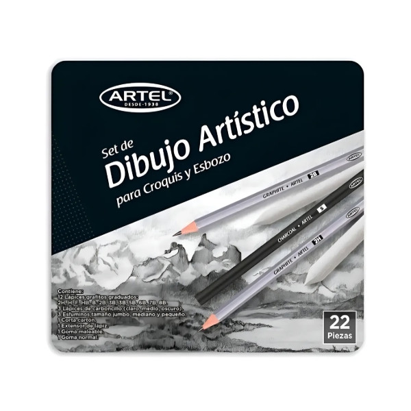 Set De Dibujo Artístico Para Croquis Y Esbozo Artel