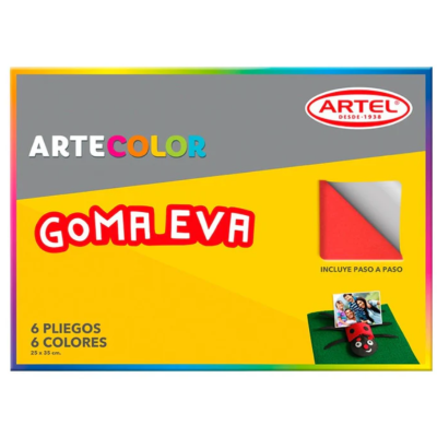 Goma Eva 6 Pliegos, Artel