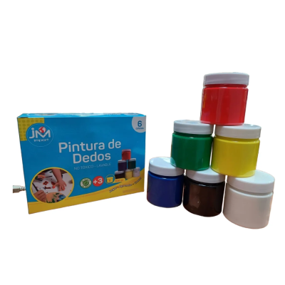 Pintura De Dedos 6 Colores...