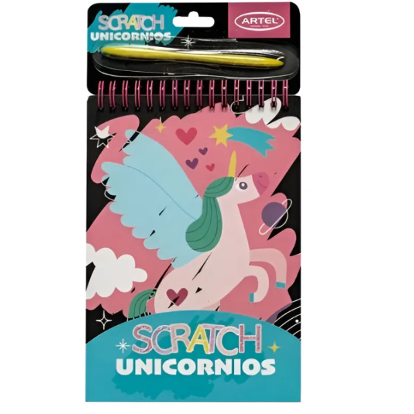 Block Scratch Unicornios, Artel