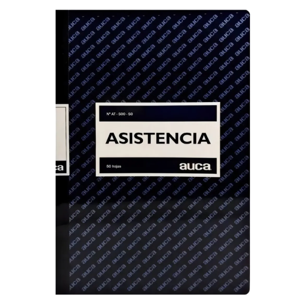 Libro De Asistencia 50 Hojas Auca