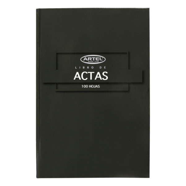 LIBRO DE ACTAS 100 HOJAS EMPASTADO ARTEL