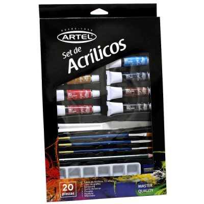Set Pintura Acrílica 12...
