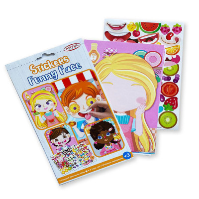 STICKERS FUNNY FACE ARTEL