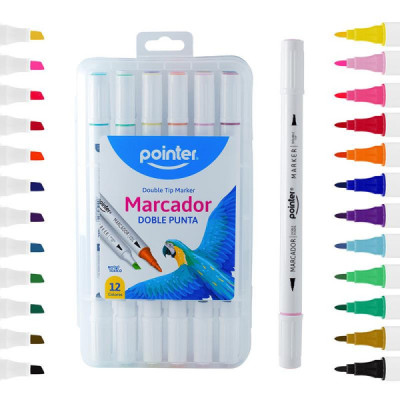 MARCADORES DOBLE PUNTA 12...