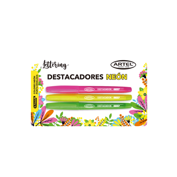 DESTACADORES x3uni NEON, ARTEL