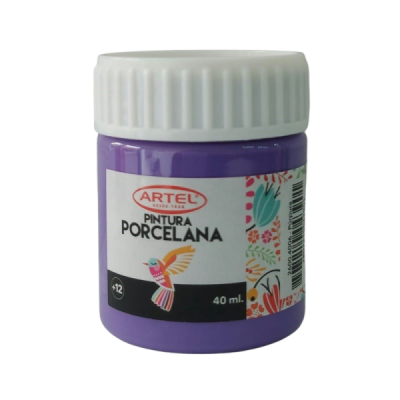 PINTURA PORCELANA PURPURA...