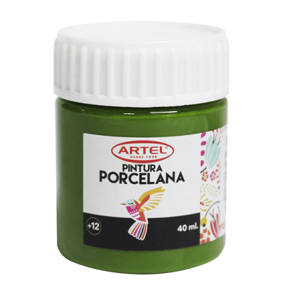 PINTURA PORCELANA VERDE...