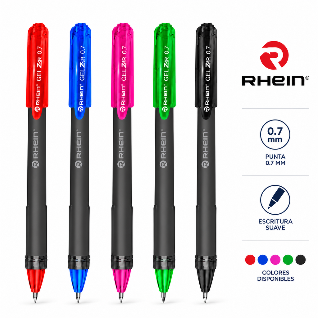 Lápiz Glitzer Gel 0.7 mm RHEIN