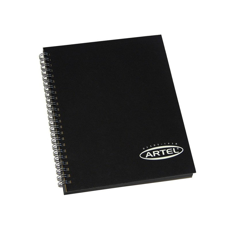 CROQUERA NEGRA HOJA NEGRA 50 HJS 16X21 ARTEL