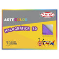 BLOCK PAPEL HOLOGRAFICO 3D ARTEL