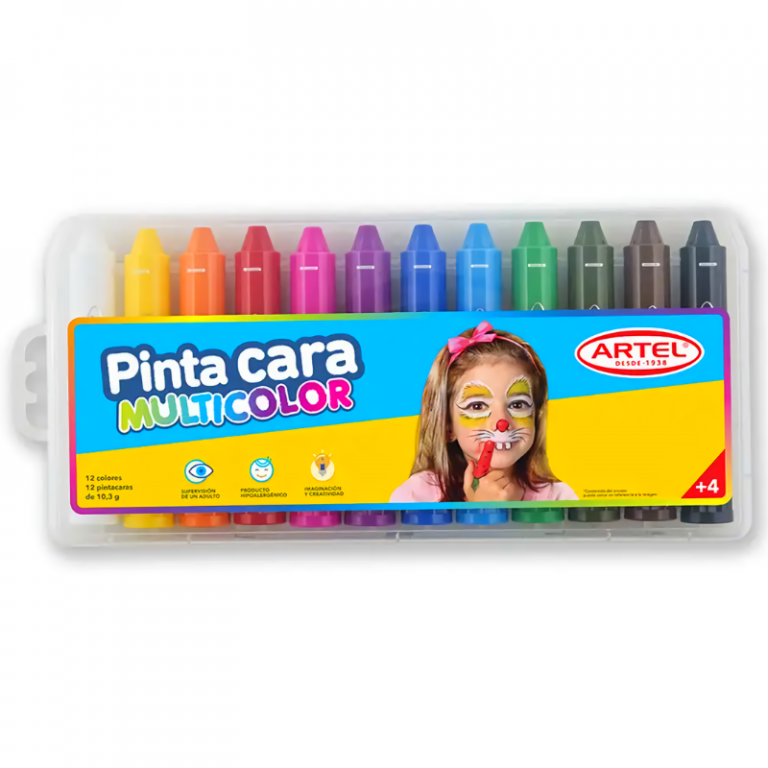PINTA CARITAS 12 COLORES ARTEL