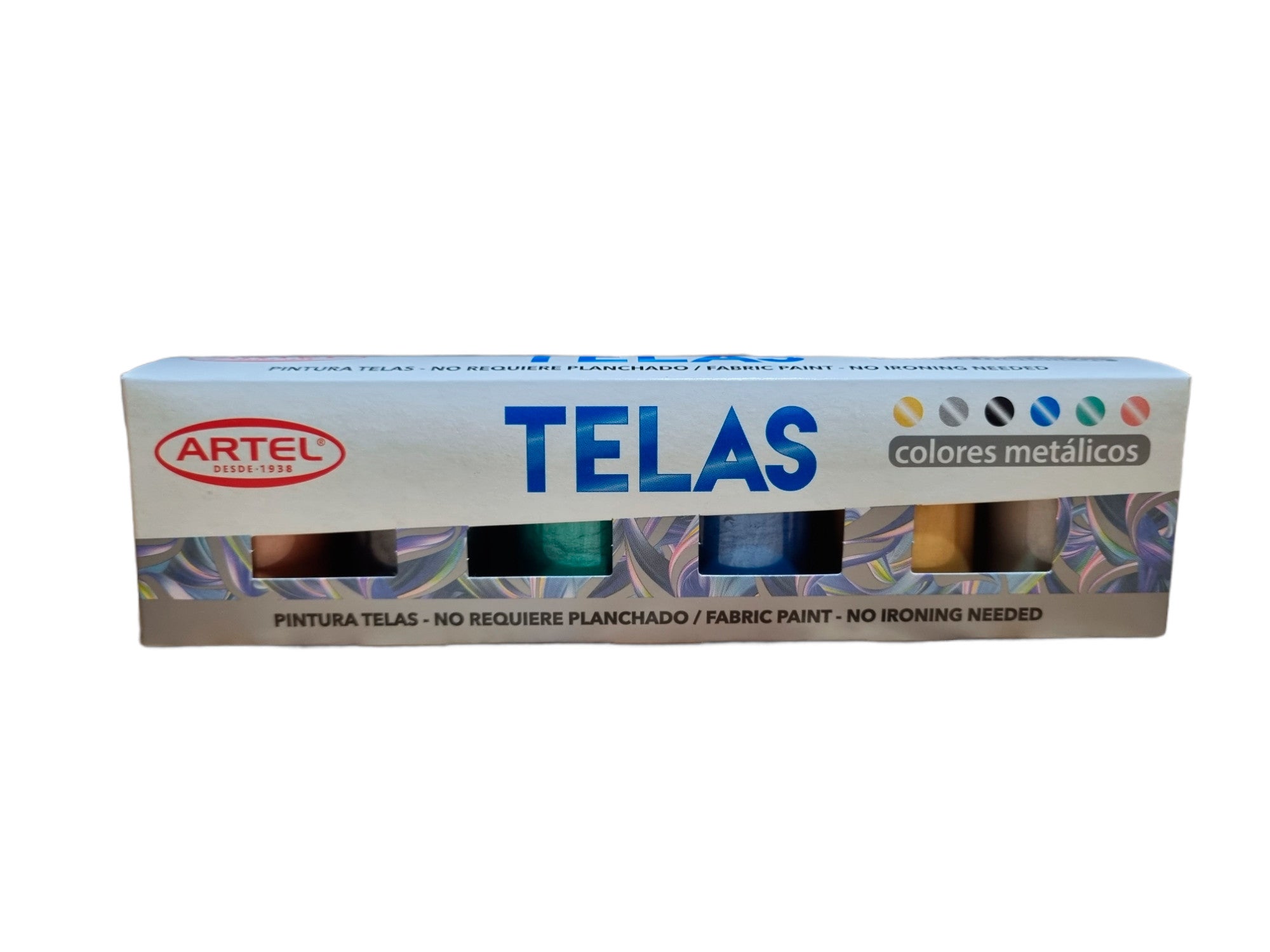 PINTURA PARA TELA METALICOS 6 COLORES