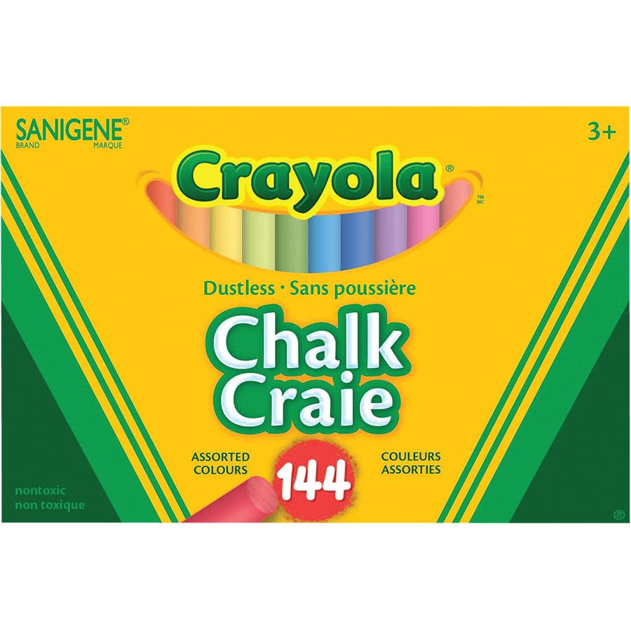 CAJA DE TIZAS 144UNI, CRAYOLA