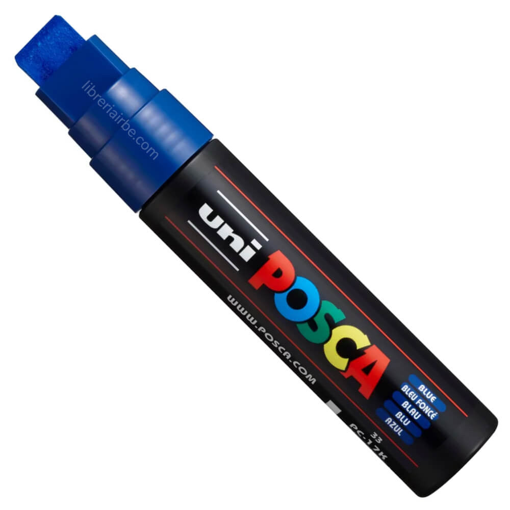 MARCADORES UNI-POSCA JUMBO PC-17K  AZUL