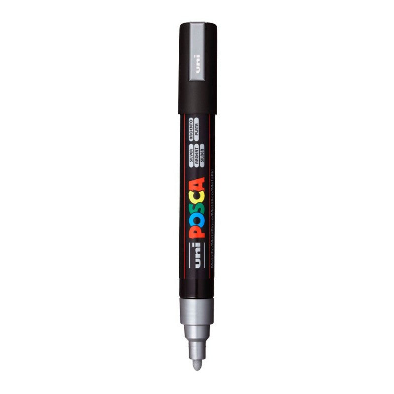 MARCADOR PLATA UNI-POSCA PC-5M