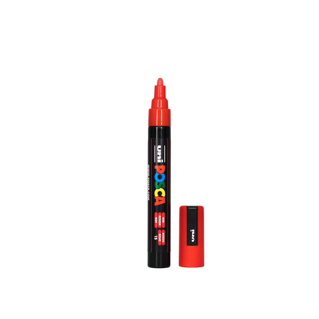 MARCADOR ROJO UNI-POSCA PC-5M