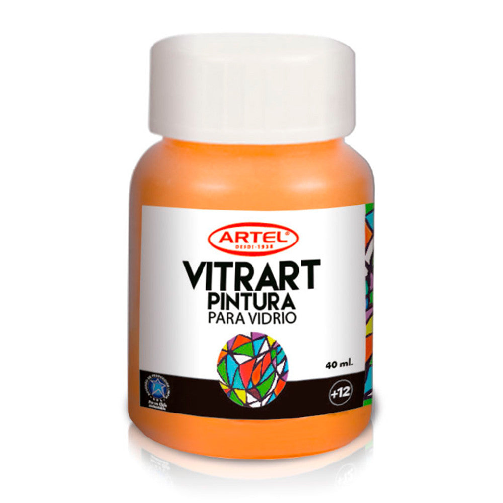 PINTURA VITRART NARANJO N77 ARTEL