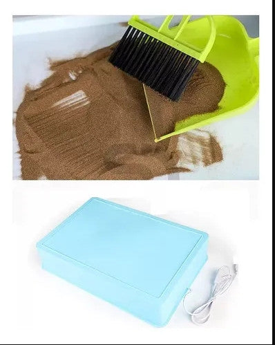 BANDEJA DE LUZ Y ARENA PLASTICA C/ACCESORIOS /SOLINTE SPA