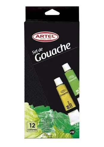 SET DE GOUACHE 12 COLORES