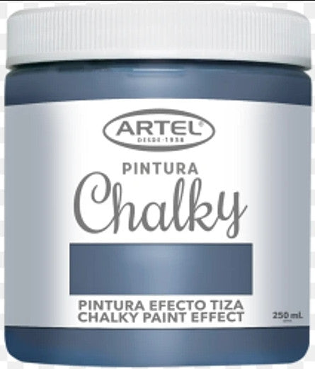 PINTURA EFECTO TIZA GRIS HUMO 250ML, ARTEL
