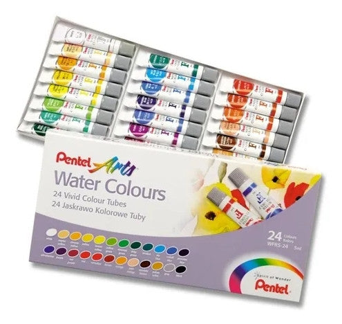 ACUARELAS PROFESIONALES ESTUCHE 24UNI ,PENTEL