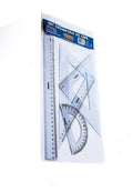 ESCUADRA CON TRANSPORTADOR 21CM , PROARTE