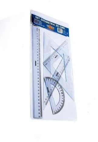 ESCUADRA CON TRANSPORTADOR 21CM , PROARTE
