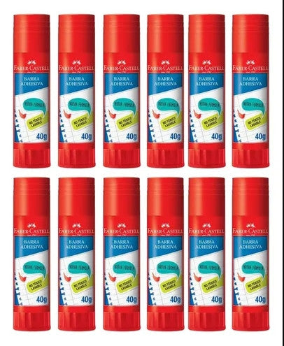 PEGAMENTO EN BARRA 40GR xU12 FABER-CASTELL