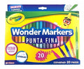 MARCADOR CRAYOLA WONDER MARKERS 20UNI
