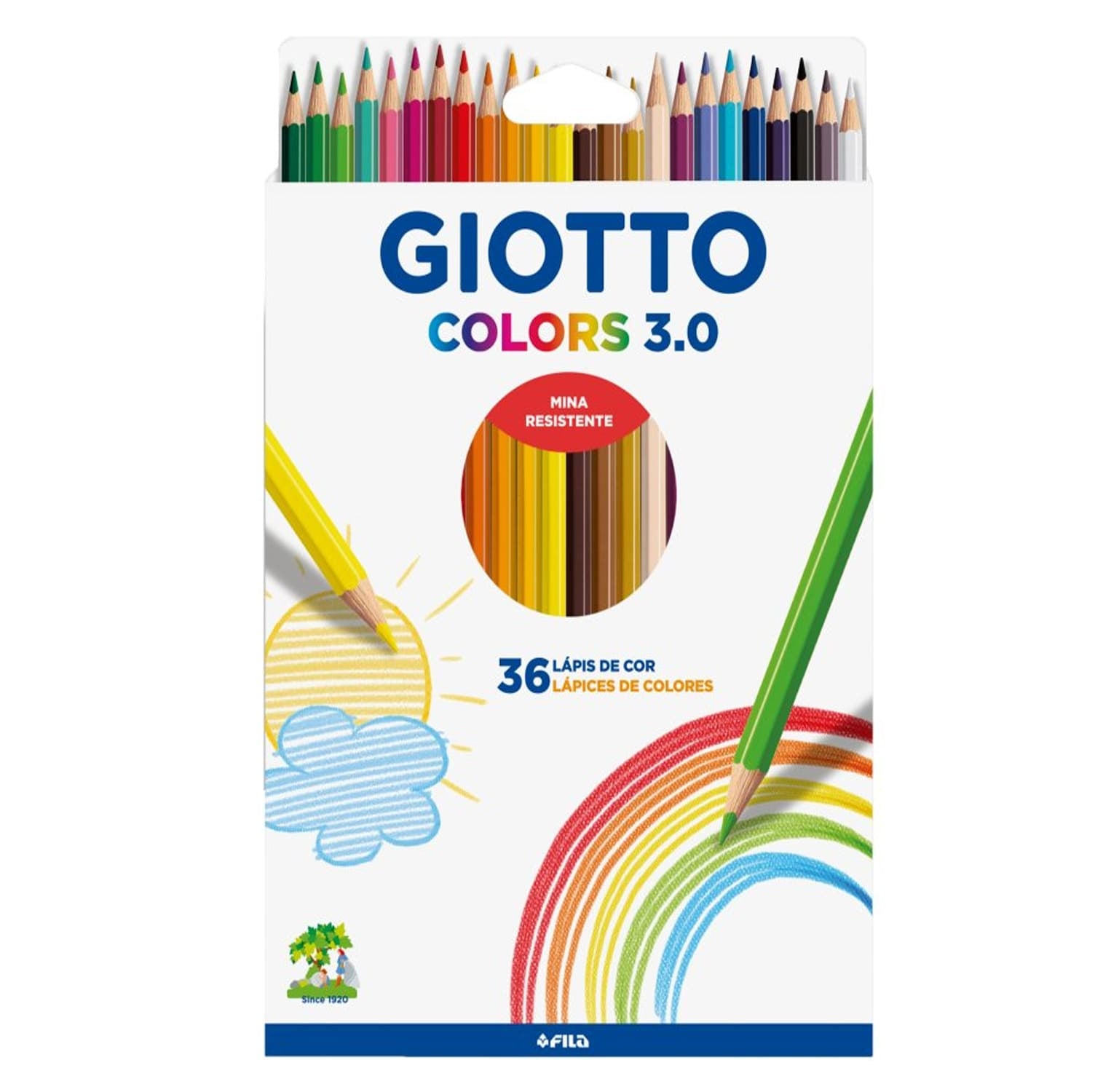 LAPICES COLORES 3.0 36UNI, GIOTTO