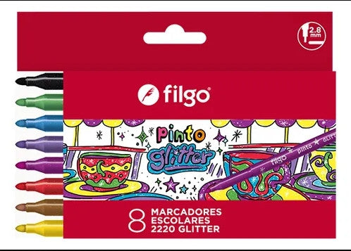 MARCADORES GLITTER/ESCARCHILLA/BRILLANTINA, FILGO
