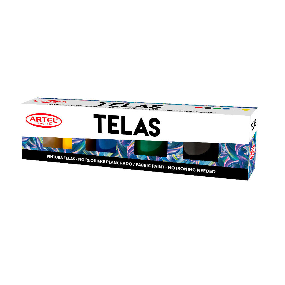 PINTURAS PARA TELA 6 COLORES