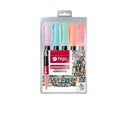 5 MARCADORES PTA FINA 1.0MM PASTEL , FILGO