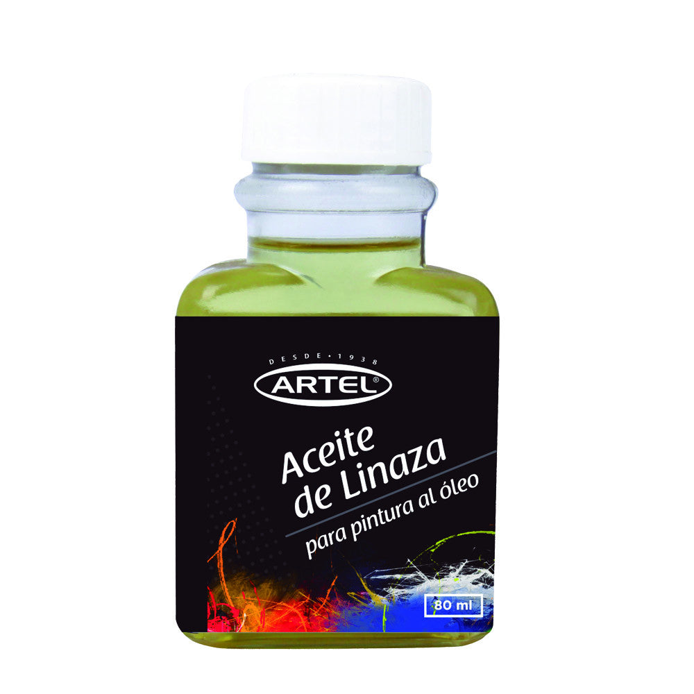 ACEITE DE LINAZA PARA PINTURA EN OLEO 80 ML